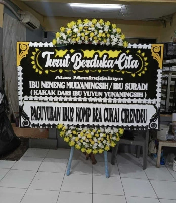 Papan Bunga di Cikarang Utara